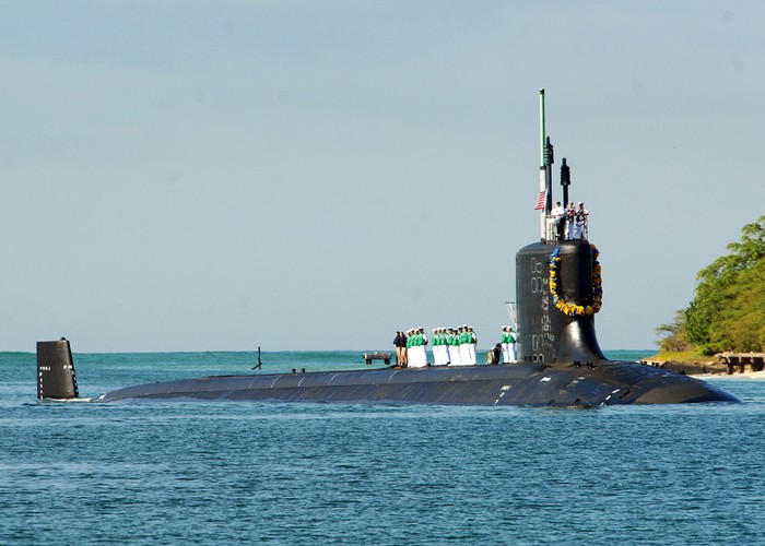 Tàu ngầm hạt nhân tấn công lớp Virginia Hải quân Mỹ (ảnh minh họa)