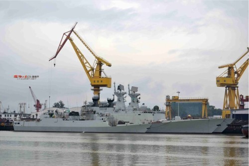 Tàu hộ vệ Type 054A Trung Quốc có hỏa lực phòng thủ gần 1130 mạnh hơn (nguồn mạng quân sự sina Trung Quốc)
