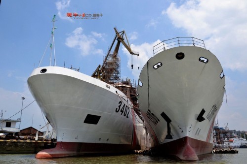 Tàu Hải cảnh Trung Quốc (nguồn mạng sina Trung Quốc)