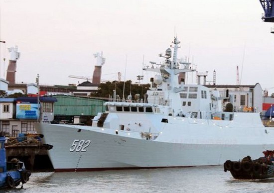 Tàu hộ vệ hạng nhẹ Type 056 Trung Quốc (ảnh tư liệu minh họa)