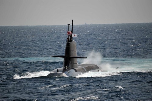 Tàu ngầm thông thường AIP lớp Soryu của Lực lượng Phòng vệ Biển Nhật Bản (ảnh tư liệu minh họa)