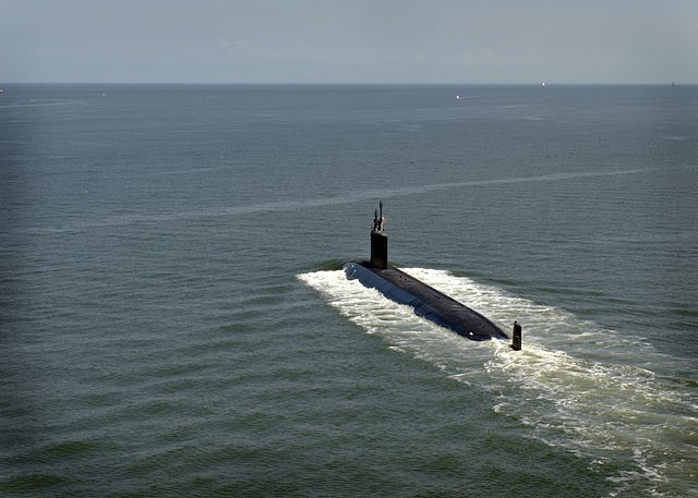 Tàu ngầm hạt nhân tấn công lớp Virginia Hải quân Mỹ (ảnh tư liệu minh họa)
