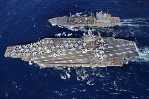 Tàu sân bay động cơ hạt nhân USS George Washington, Hải quân Mỹ (ảnh tư liệu)