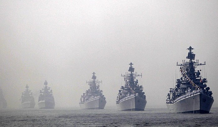 Biên đội tàu chiến Hải quân Ấn Độ (nguồn indian.ruvr.ru)