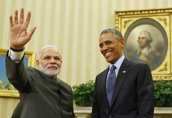 Thủ tướng Ấn Độ Narendra Modi và Tổng thống Mỹ Barack Obama