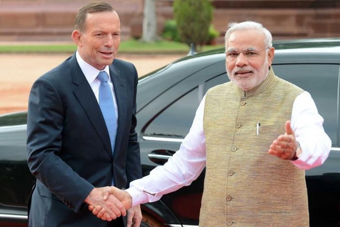 Thủ tướng Australia Tony Abbott thăm Ấn Độ vào đầu tháng 9 năm 2014. Thủ tướng Ấn Độ Narendra Modi sắp thăm đáp lễ.