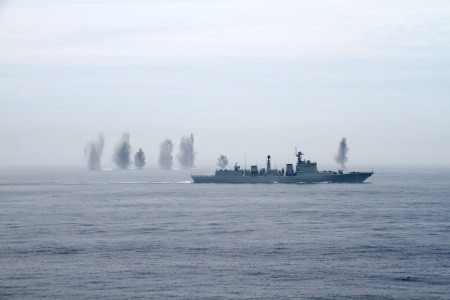 Trung Quốc và Nga tổ chức tập trận chung &quot;Liên hợp trên biển 2013&quot; (ảnh tư liệu)