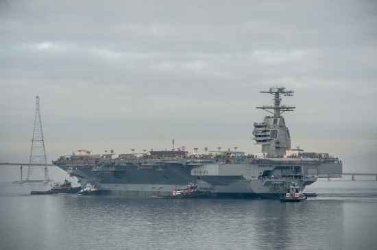 Tàu sân bay động cơ hạt nhân thế hệ mới USS Gerald R Ford Mỹ