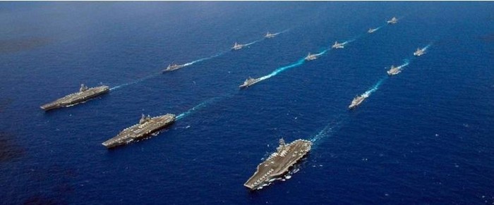 3 biên đội tàu sân bay Hải quân Mỹ