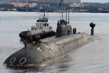 Tàu ngầm hạt nhân chiến lược lớp Borey Hải quân Nga (ảnh tư liệu)