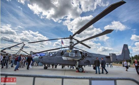 Máy bay trực thăng vũ trang Ka-52 Nga tại triển lãm
