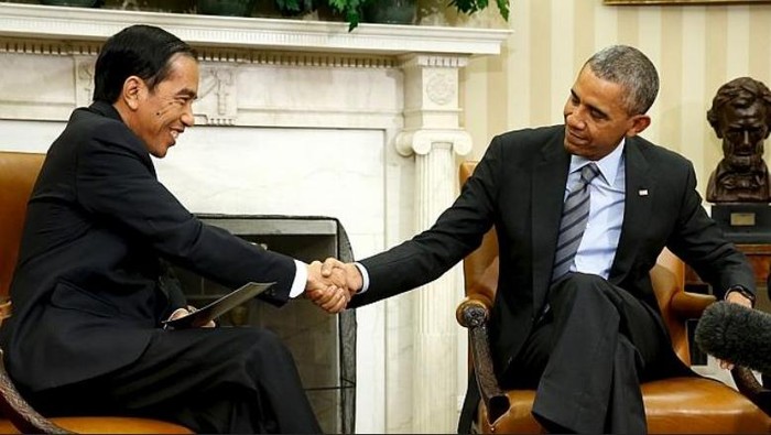 Tổng thống Indonesia Widodo và Tổng thống Mỹ Barack Obama