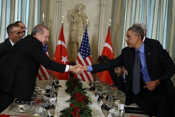 Tổng thống Thổ Nhĩ Kỳ Recep Tayyip Erdogan và Tổng thống Mỹ Barack Obama