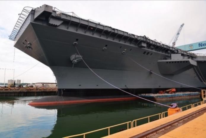 Tàu sân bay động cơ hạt nhân thế hệ mới USS Gerald R Ford Mỹ