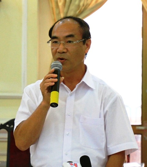Chánh Thanh tra Bộ GD&ĐT Nguyễn Huy Bằng. Ảnh Xuân Trung