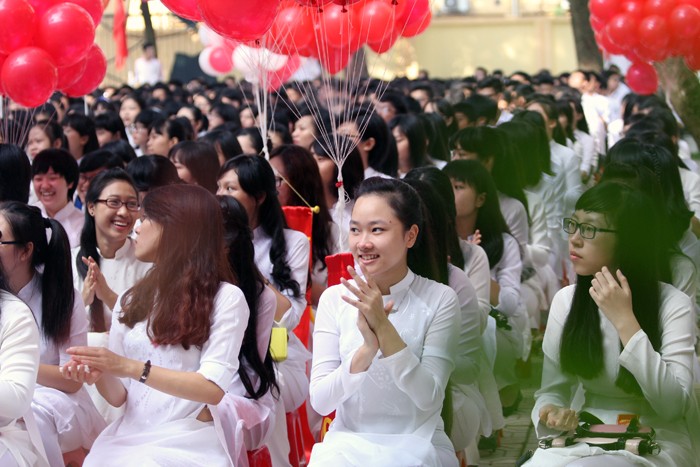 Niềm vui ngày tựu trường.