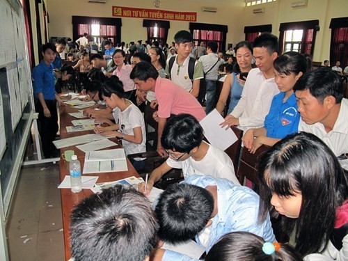 Kỳ tuyển sinh 2015 là bài học cho kỳ tuyển sinh năm 2016. Ảnh minh họa của Xuân Trung