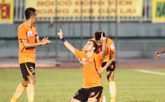 Hình ảnh SG.FC được đăng tải trên tờ Goal