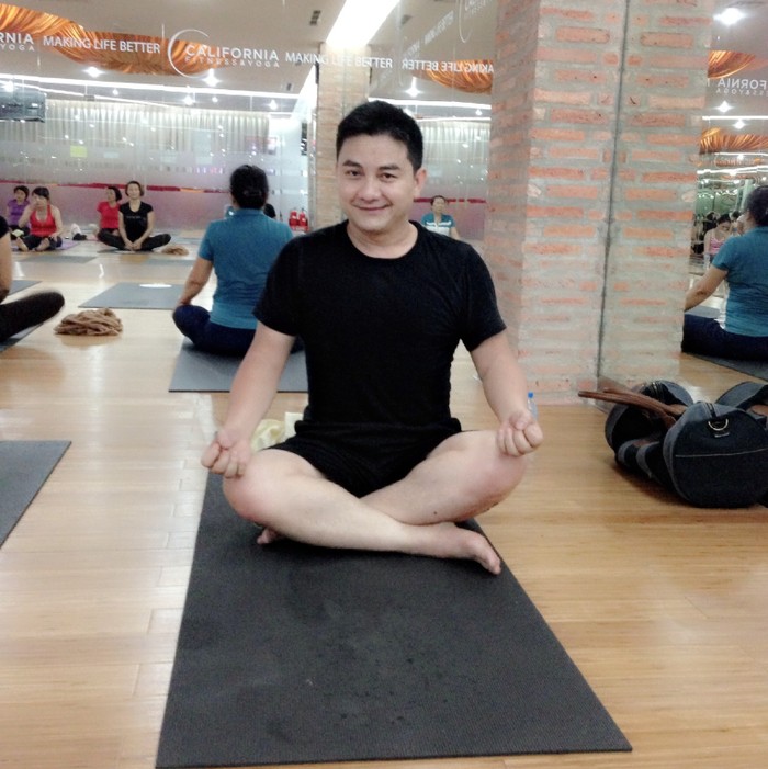 Anh Vũ rất đề cao phương pháp chữa trị bệnh bằng Yoga