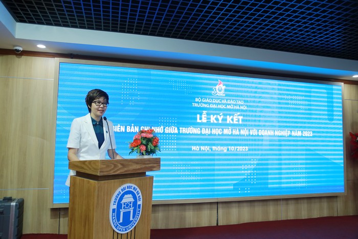 Tiến sĩ Nguyễn Minh Phương, Phó Hiệu trưởng Trường Đại học Mở Hà Nội. (Ảnh: Nhật Lệ)