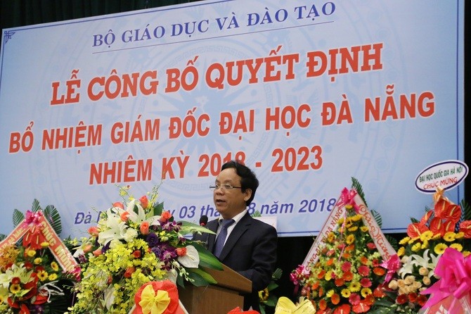 Phó giáo sư, Tiến sĩ Nguyễn Ngọc Vũ, Giám đốc Đại học Đà Nẵng. (Ảnh: website nhà trường)