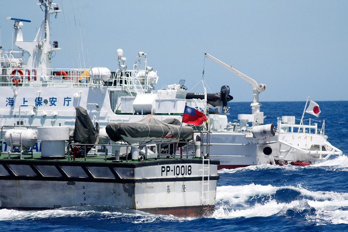 Tàu Cảnh sát biển Nhật Bản rượt đuổi tàu cá Đài Loan dự định đổ bộ lên đảo Senkaku/Điếu Ngư