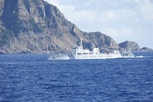 Tàu Hải giám Trung Quốc tăng cường tuần tra trên vùng biển gần Senkaku bất chấp sự ngăn cản của Cảnh sát biển Nhật Bản.