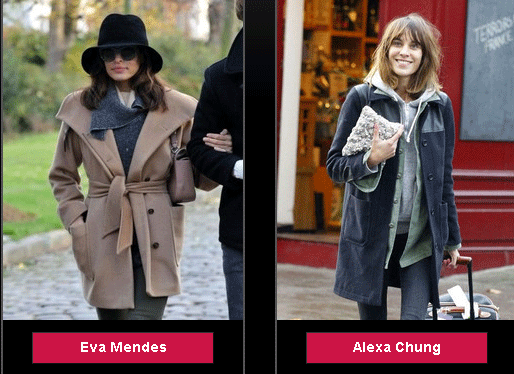 Khác xa với hình ảnh long lanh trên phim ảnh, Eva và Alexa đáng yêu trong đời thường với áo khoác ấm áp ngày đông.