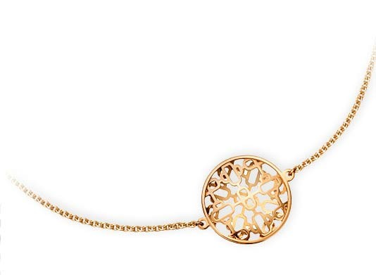 Mặt dây chuyền bằng vàng với họa tiết trang trí tinh xảo rất bắt mắt này có giá lên tới $4,200. Xem thêm: "Choáng váng" với các kiểu hoa tai kỳ quái