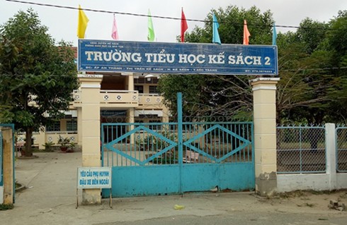 Trường Tiểu học Kế Sách 2. (Ảnh: Đ.Q)