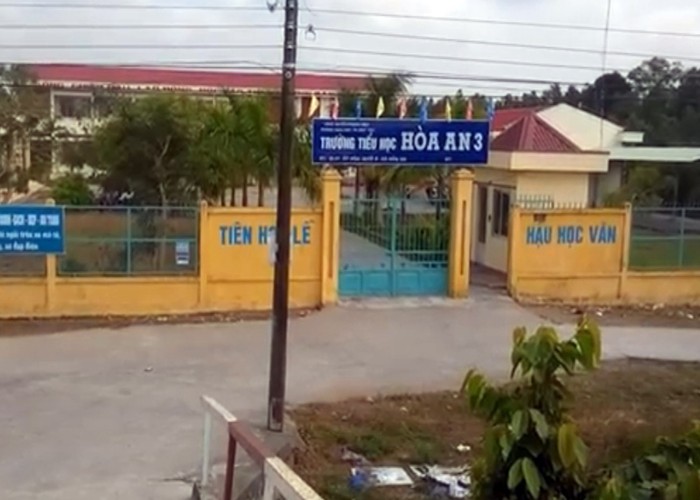 Trường Tiểu học Hòa An 3. (Ảnh: C.T)