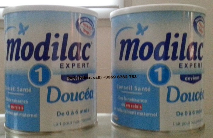 Sản phẩm sữa mang nhãn hiệu Modilac. (Ảnh: T.M)