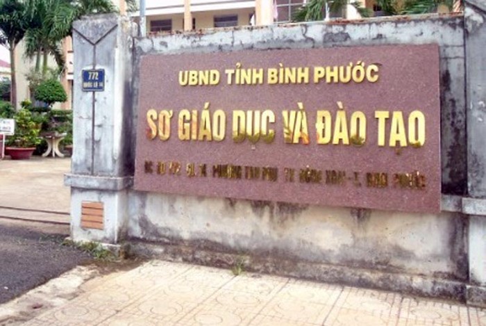 Sở Giáo dục và Đào tạo tỉnh Bình Phước. (Ảnh: H.L)