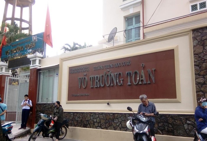 Trường Trung học cơ sở Võ Trường Toản. (Ảnh: H.L)