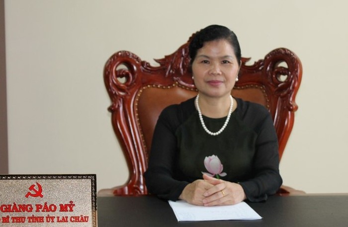 Bà Giàng Páo Mỷ - Bí thư tỉnh ủy Lai Châu.
