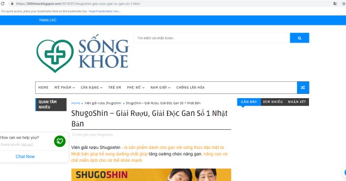 Đại diện doanh nghiệp cho biết đây là một trong những trang bán hàng không chính hãng. ảnh: NM.