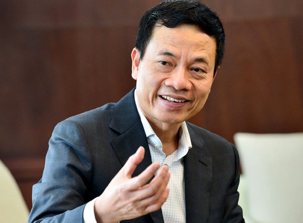 Bộ trưởng Bộ Thông tin và Truyền thông Nguyễn Mạnh Hùng. Ảnh: Báo Giao thông