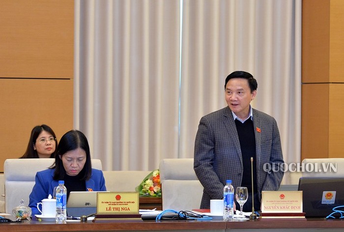 Chủ nhiệm Ủy ban Pháp luật của Quốc hội Nguyễn Khắc Định. Ảnh: Quochoi.vn