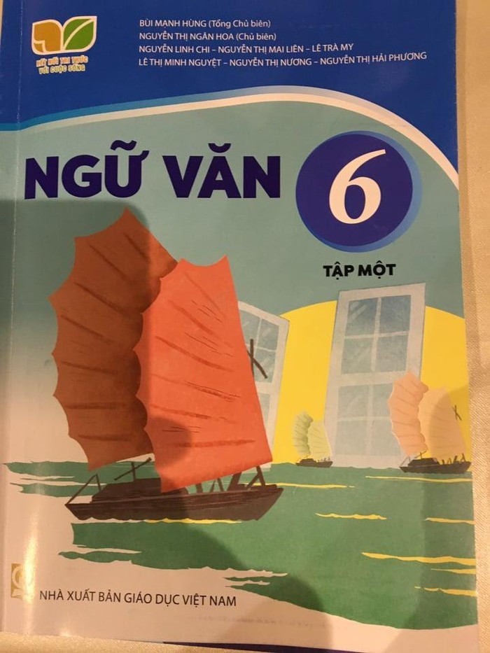 Cuốn sách giáo khoa Ngữ văn lớp 6 bộ Kết nối tri thức với cuộc sống có nhiều điểm khiến người đọc băn khoăn. Ảnh: Độc giả cung cấp