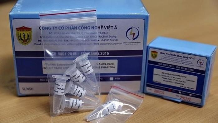 Kit xét nghiệm Covid-19 của Công ty Việt Á. (Ảnh: Nld.com.vn)