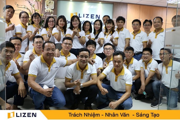 Cán bộ, nhân viên Công ty Cổ phần Lizen hào hứng khi tham gia buổi hội thảo đào tạo Ảnh: Lizen.vn