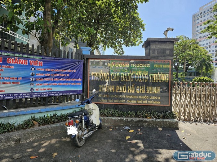 Trường Cao đẳng Công thương Thành phố Hồ Chí Minh (ảnh minh họa: V.D)