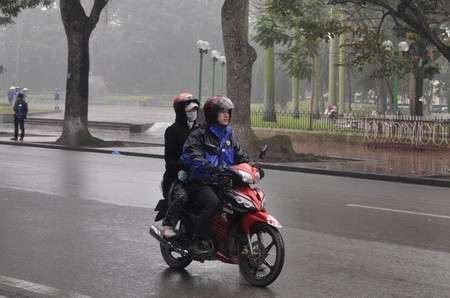 Lại thêm một đợt gió mùa bổ sung xuống miền Bắc