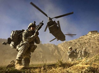 Lực lượng quốc tế tại Afghanistan. Ảnh: AFP