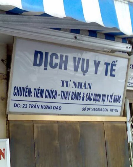 "Tiêm chích công khai"