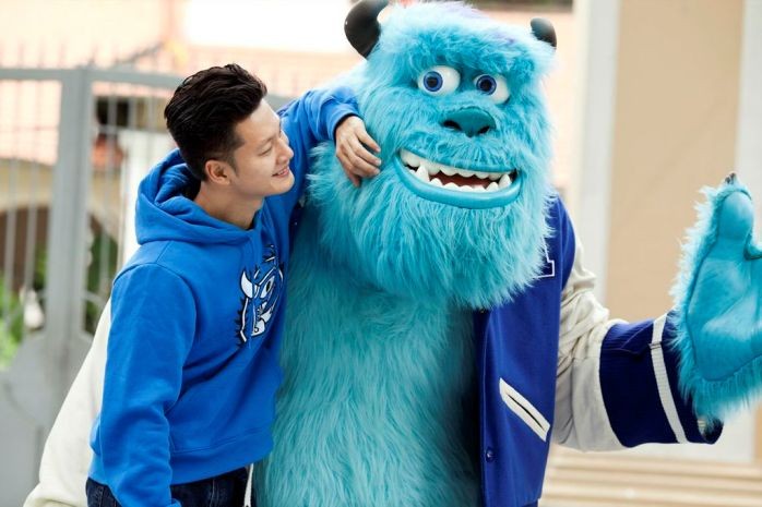 Anh còn vui đùa cùng Sulley