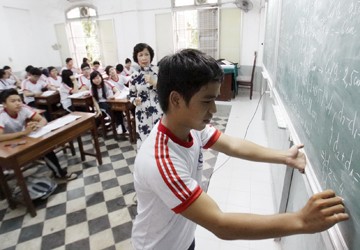 Một giờ học tăng tiết môn Lý của học sinh Trường THPT Marie Curie.