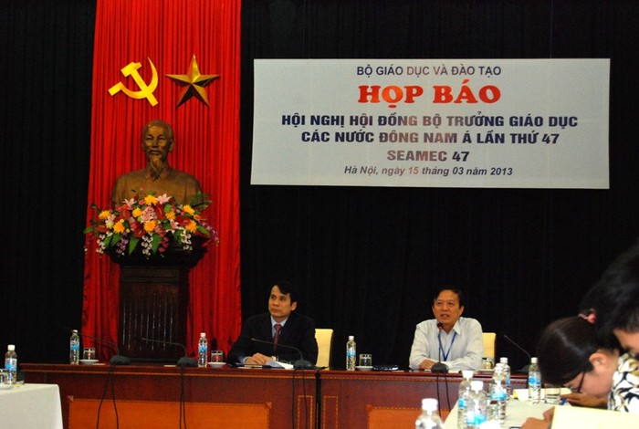 Họp báo công bố Hội nghị Hội đồng Bộ trưởng Giáo dục các nước Đông Nam Á lần thứ 47.