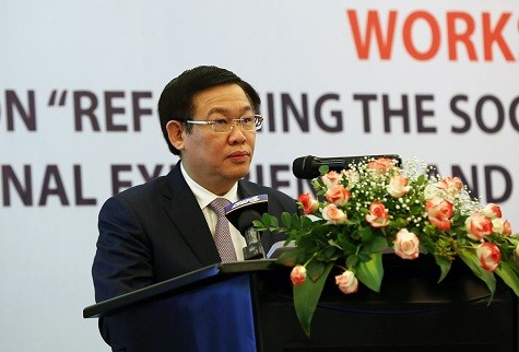 Phó Thủ tướng Vương Đình Huệ phát biểu tại hội nghị (Ảnh: VPCP)