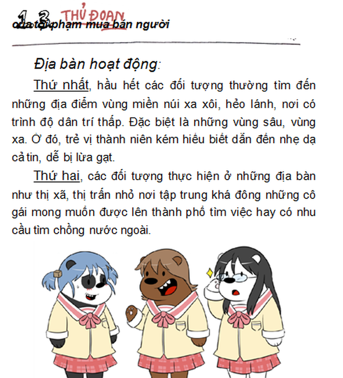 Nhận diện thủ đoạn